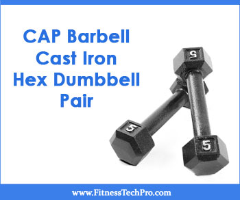 CAP Barbell Cast Iron Hex Dumbbell Pair